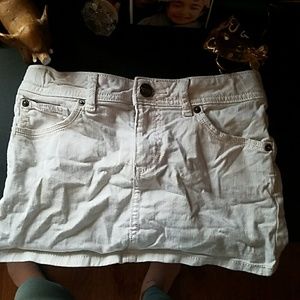 Mossimo supply co white skirt